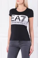 T-shirt | Slim Fit EA7 	fekete	