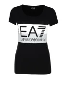 T-shirt | Slim Fit EA7 	fekete	