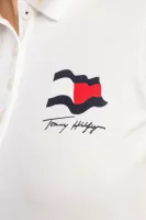 Tenisz póló MOTION FLAG | Slim Fit Tommy Hilfiger 	fehér	