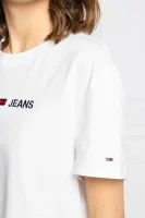Póló | Loose fit Tommy Jeans 	fehér	