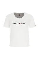 Póló | Loose fit Tommy Jeans 	fehér	