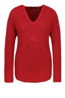 Kötött pulóver | Regular Fit Armani Exchange 	piros	