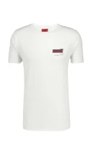 T-shirt Durned-U1 | Oversize fit | Slim Fit HUGO 	fehér	