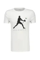 T-shirt Novak Djokovic | Regular Fit Lacoste 	fehér	