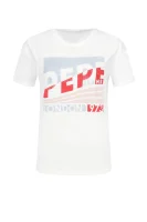 Póló CAMEO | Regular Fit Pepe Jeans London 	fehér	