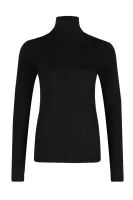 Kötött pulóver Iddinia | Slim Fit BOSS ORANGE 	fekete	