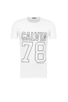Póló TIMBALL 78 | Slim Fit CALVIN KLEIN JEANS 	fehér	