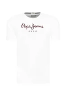 Póló EGGO | Regular Fit Pepe Jeans London 	fehér	