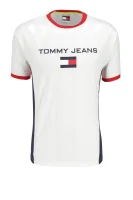 Póló 90S SIGNATURE FOOTBALL | Regular Fit Tommy Jeans 	fehér	