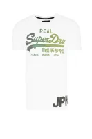 Póló vintage logo 1st | Regular Fit Superdry 	fehér	