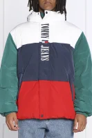 Kabát ARCHIVE COLORBLOCK | Oversize fit Tommy Jeans 	fehér	