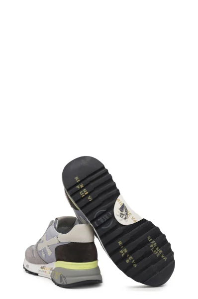 Sneakers tornacipő MICK bőr hozzáadásával Premiata 	szürke	