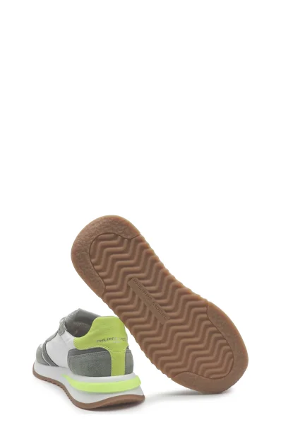 Bőr sneakers tornacipő Philippe Model 	zöld	