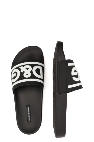 Papucs Dolce & Gabbana 	fekete	