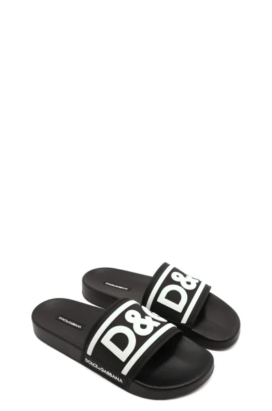 Papucs Dolce & Gabbana 	fekete	