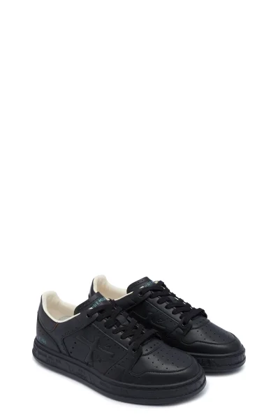 Bőr sneakers tornacipő quinn Premiata 	fekete	