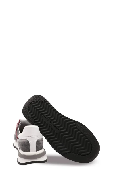Bőr sneakers tornacipő Philippe Model 	szürke	