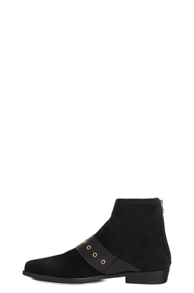 Ankle boots Gigi Hadid Flat Boot Tommy Hilfiger 	fekete	