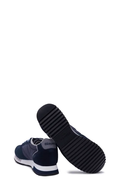 Bőr sneakers tornacipő BLAUER 	sötét kék	