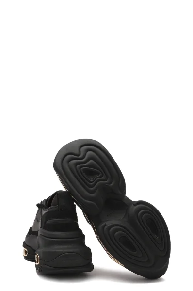 Bőr sneakers tornacipő B BOLD LOW Balmain 	fekete	