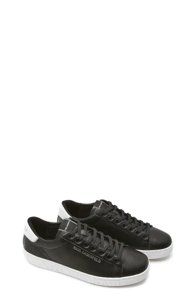 Bőr tornacipő KUPSOLE III Karl Lagerfeld 	fekete	
