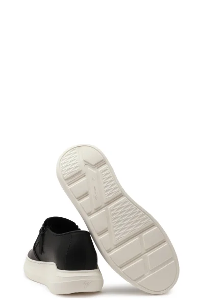 Bőr sneakers tornacipő Giuseppe Zanotti 	fekete	