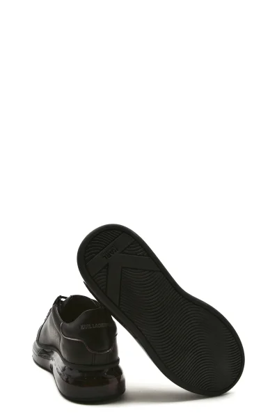 Bőr tornacipő KAPRI KUSHION Karl Lagerfeld 	fekete	