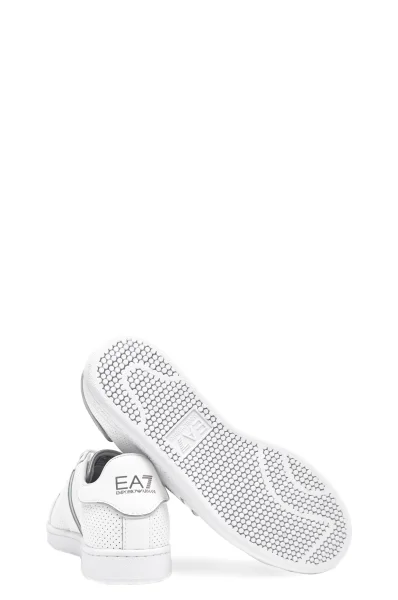 Bőr tornacipő EA7 	fehér	