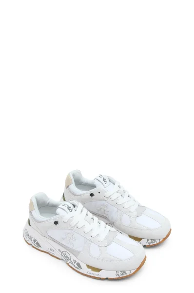Bőr sneakers tornacipő MASED Premiata 	fehér	