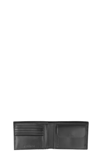 Bőr pénztárca Calvin Klein 	fekete	