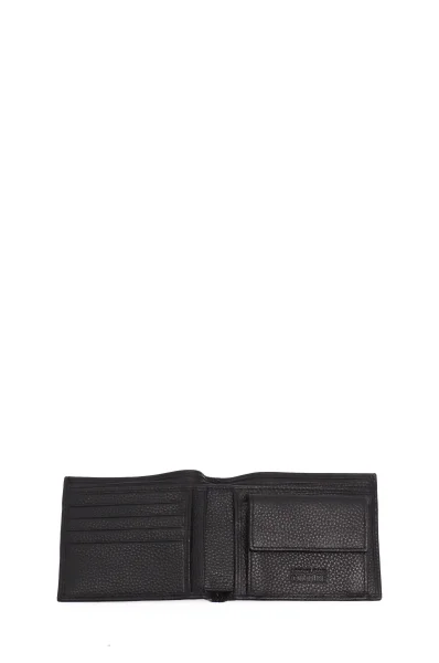 Bőr pénztárca Versace Jeans Couture 	fekete	