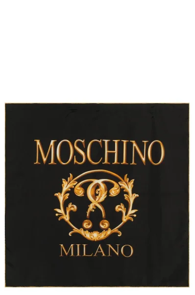 Kis vászon kendő Moschino 	fekete	