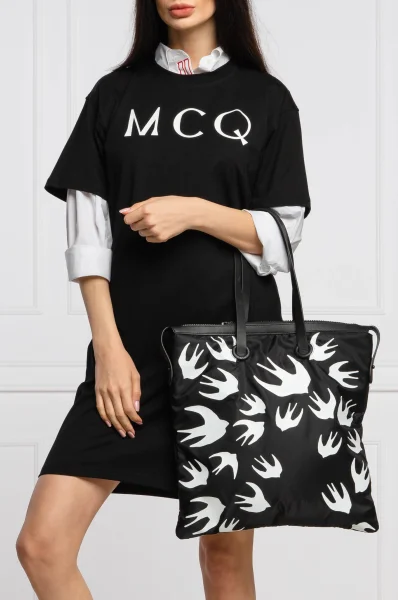 Shopper táska McQ Alexander McQueen 	fekete	