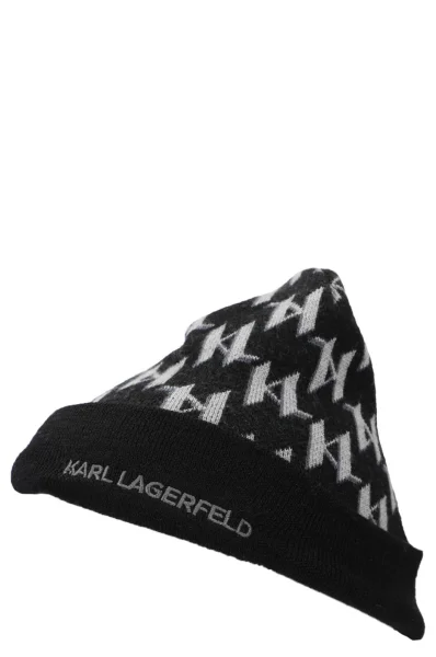 Gyapjú sapka Karl Lagerfeld 	fekete	