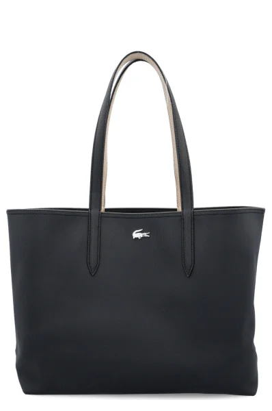 Shopper táska + tarisznya Lacoste 	fekete	