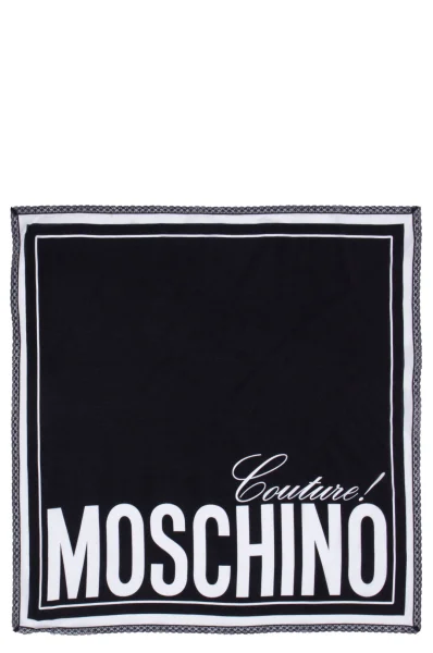 Selyem vállkendő Moschino 	fekete	