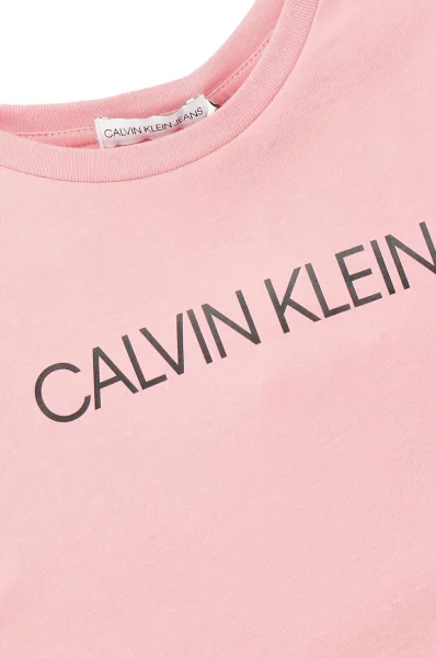 Póló INSTITUTIONAL | Regular Fit CALVIN KLEIN JEANS 	rózsaszín	