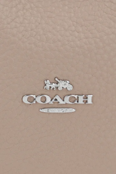 Bőr hobo táska SHAY Coach 	bézs	