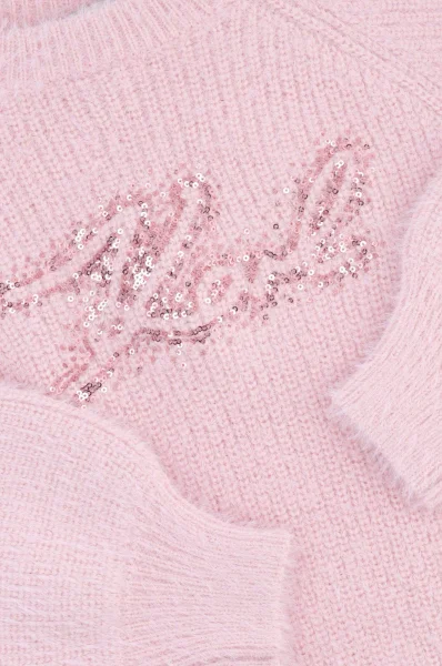 Kötött pulóver | Regular Fit Karl Lagerfeld Kids 	rózsaszín	