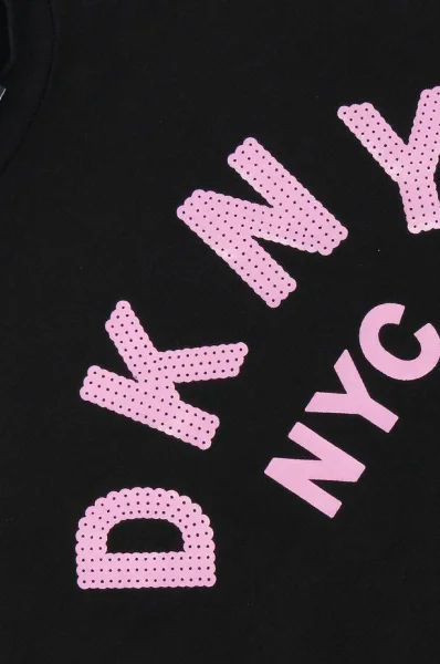 Póló | Regular Fit DKNY Kids 	fekete	