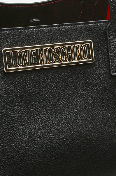 Shopper táska + tarisznya Love Moschino 	fekete	