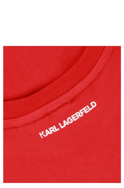 Pulóver | Regular Fit Karl Lagerfeld Kids 	piros	