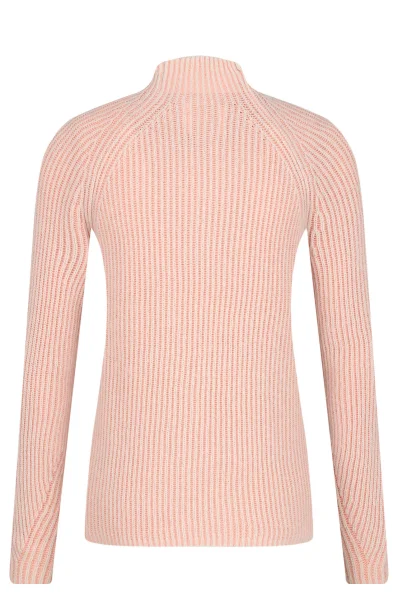 Kötött pulóver | Regular Fit gyapjú hozzáadásával CALVIN KLEIN JEANS 	rózsaszín	