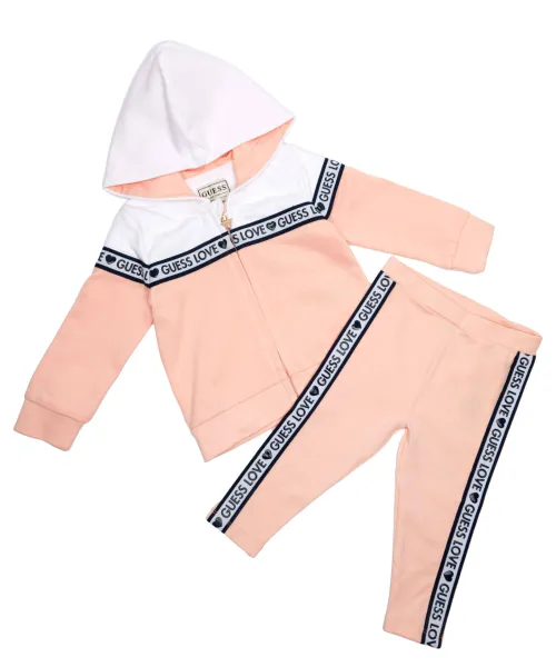 Melegítő Guess | 	rózsaszín Regular Fit A5RG07 KA6R4