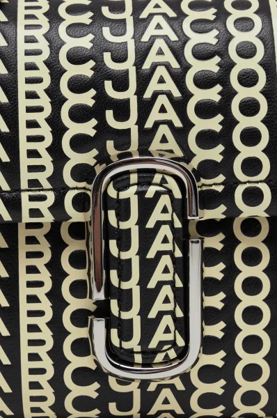 Bőr válltáska THE Monogram J MARC Marc Jacobs 	fekete	