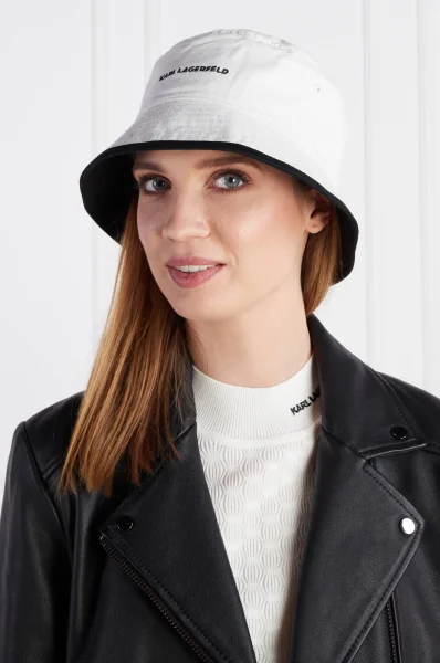 Kétoldalas kalap k/ikonik 2.0 Karl Lagerfeld 	fekete	