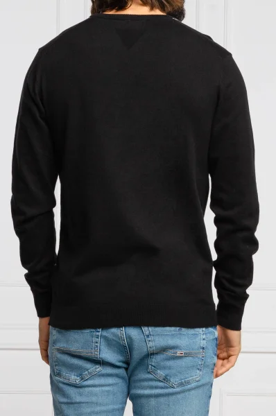 Kötött pulóver | Regular Fit GUESS 	fekete	
