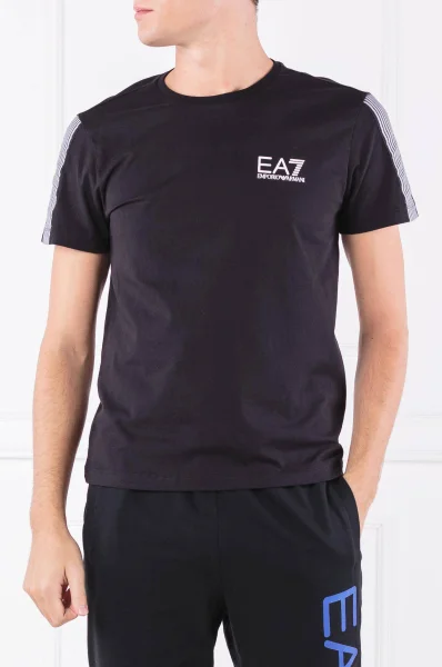 Póló | Regular Fit EA7 	fekete	