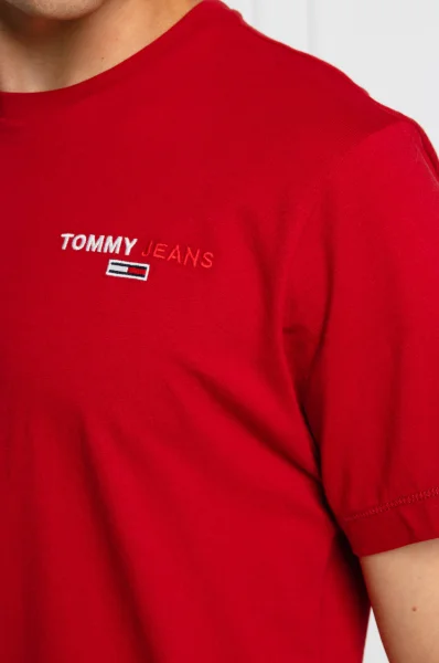 Póló | Regular Fit Tommy Jeans 	piros	
