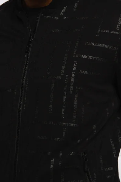 Kétoldalas bomber dzseki REV | Regular Fit Karl Lagerfeld 	fekete	